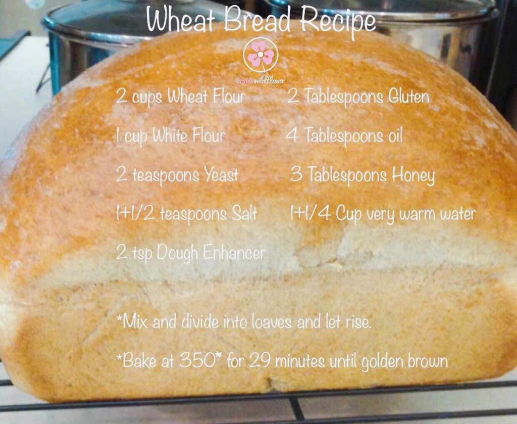 Delicious Wheat Bread Recipe - Wellness Wednesday