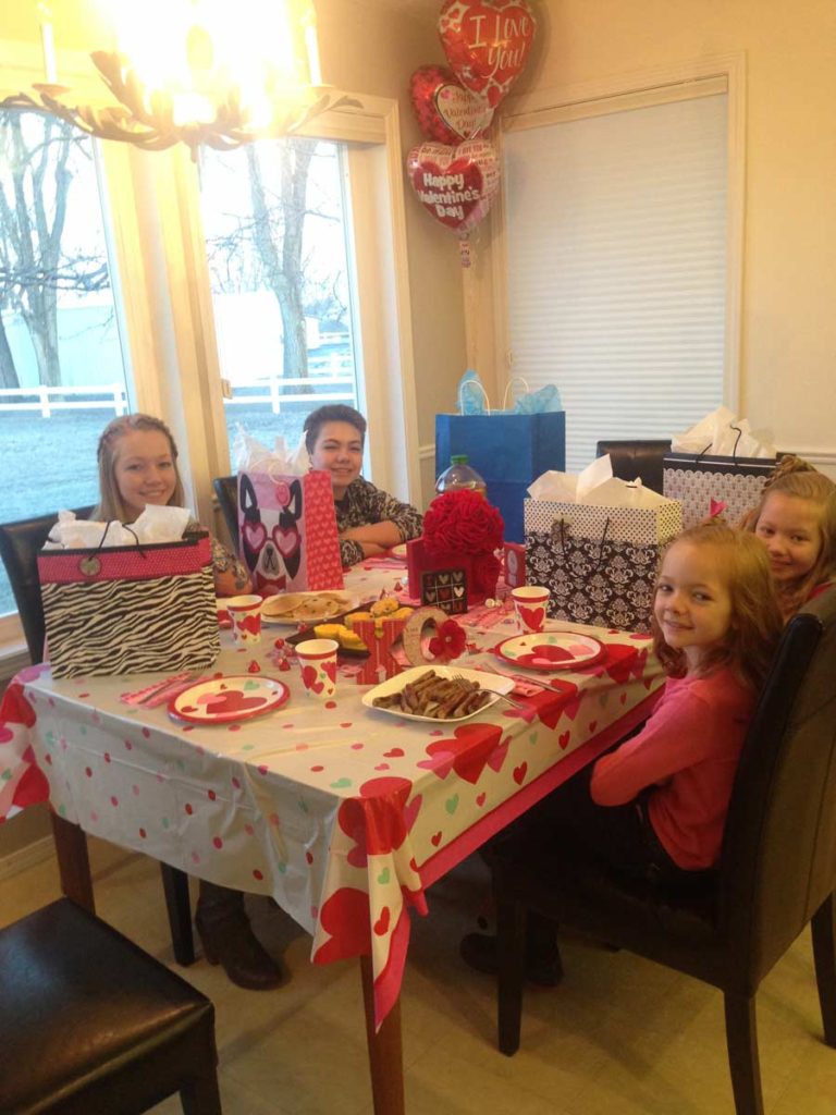Valentines Day Breakfast and Gifts