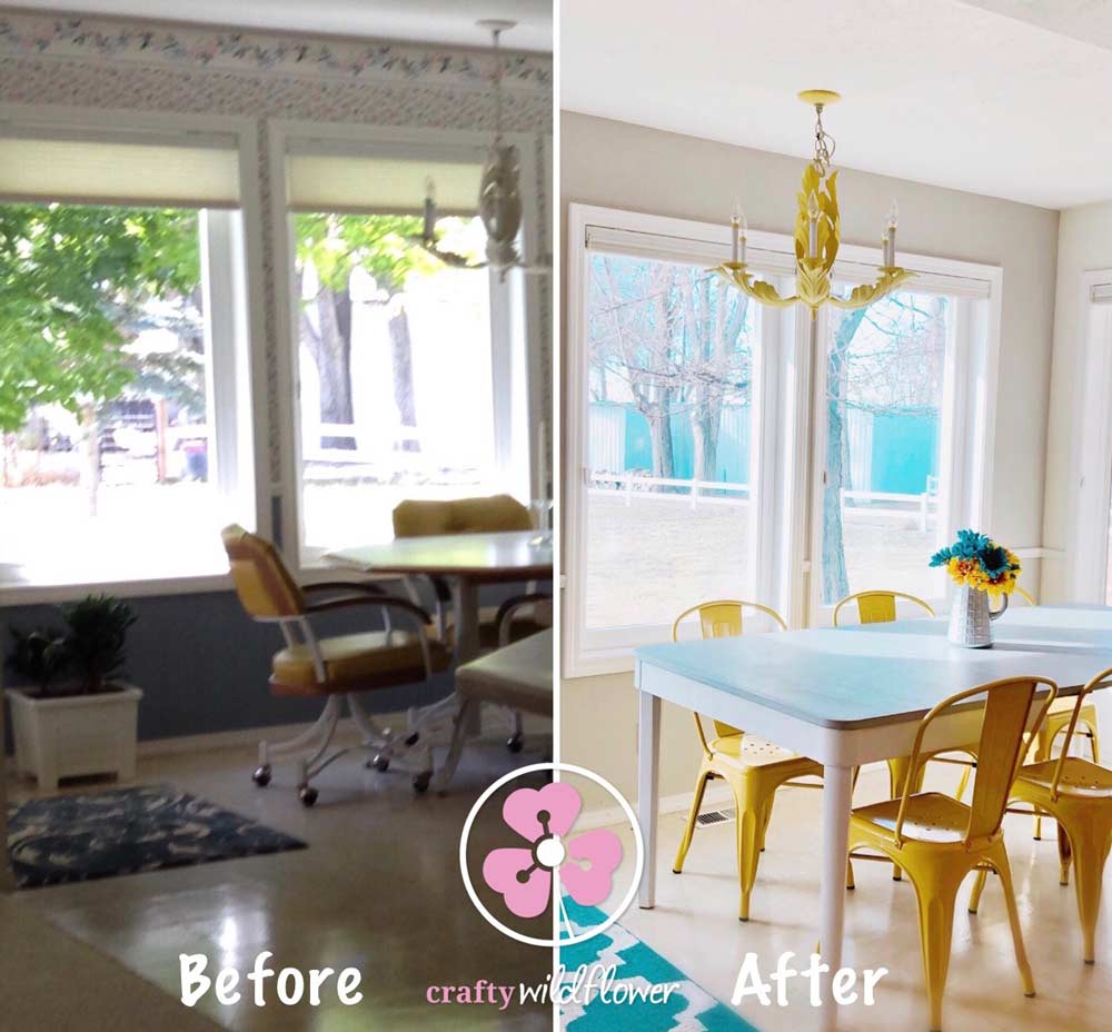 Kitchen Dining Makeover – Makeover Monday - Kitchen Dining And Table Makeover
