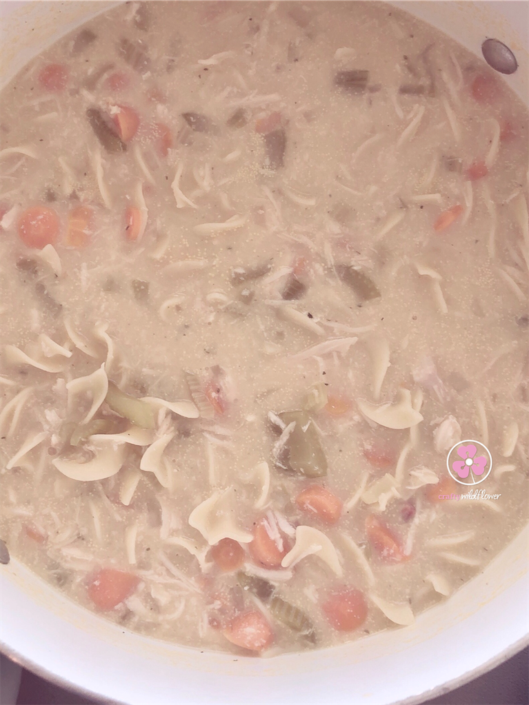 Monday Meals - Crockpot Chicken Noodle Soup